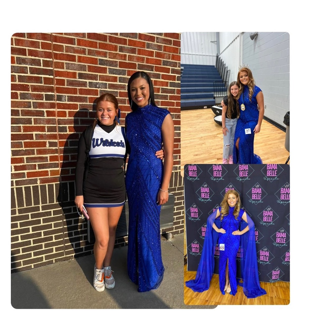 Blue pageant dress!